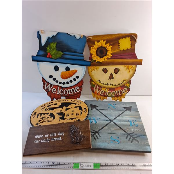 Various Wall Art Decor 14" x 14"