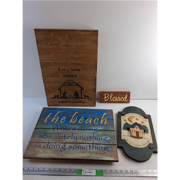 Various Wall Art Decor 19" x 14"  -  PICK UP