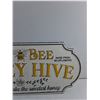 Image 3 : Busy Bee Honey Hive Sign 24" x 11"
