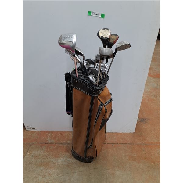 *Various Golf Clubs and Golf Club Bag - PICK UP