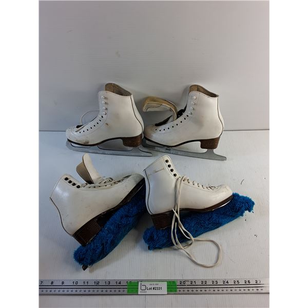 (2) Pairs of Ice Skates - Size 9 1/2"