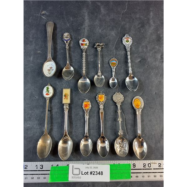 Manitoba & Christmas Souvenir Spoons