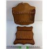 Image 1 : (2) Wooden Souvenir Spoon Display Racks 12" x 12"