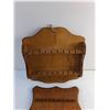 Image 3 : (2) Wooden Souvenir Spoon Display Racks 12" x 12"