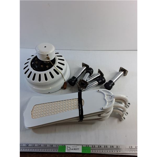 Ceiling Fan and 6" Furniture Legs - As Is  -  PICK UP