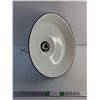 Image 1 : Enamel Ceiling Light Fixture 18" W, As Is