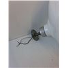 Image 3 : Enamel Ceiling Light Fixture 18" W, As Is