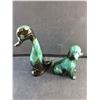 Image 2 : Blue Mountain Pottery Ceramic Duck and Puppy Decor