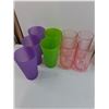 Image 3 : (6) Coffee Mugs, (9) Plastic Drinking Glasses
