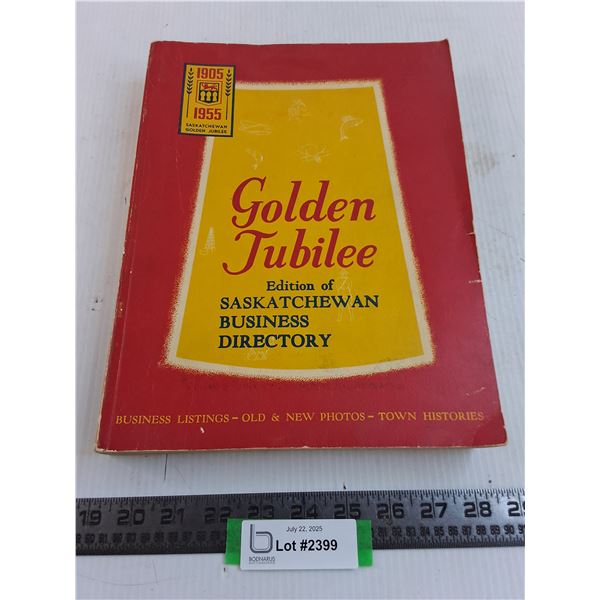 Vintage Golden Jubilee Saskatchewan Business Directory