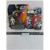 Image 1 : (2) NIB Star Wars Toy Packs (Crowd Control Storm Trooper, Princess Leia Organa)