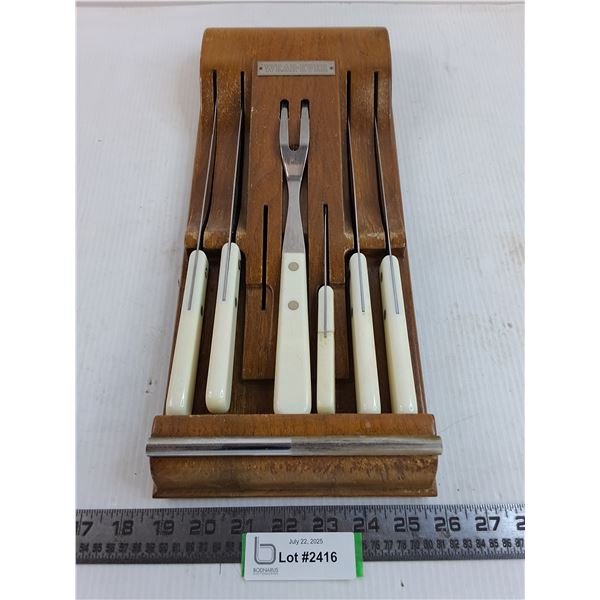 Vintage "Wear-Ever" Chef's Knife Set