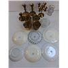 Image 2 : Brass Candle Holders & Decorative Plates