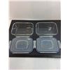 Image 2 : (2) "Lock Lock" Casserole Dishes with Handled Lids - 10x7x3.5" Each