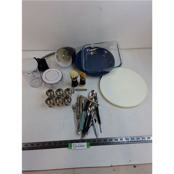 Kitchen Utensils, Vintage Shave Set, Reading Light - Tested