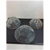 Image 2 : (3) Glass Platters/Bowls