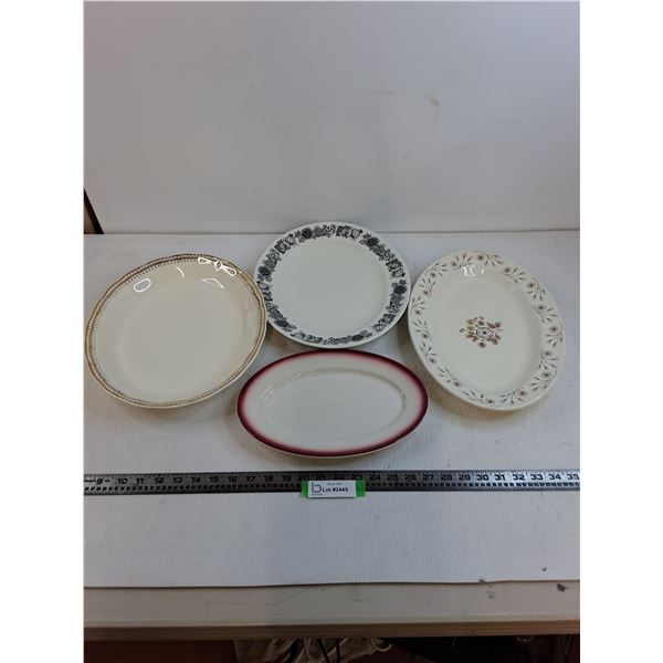 (4) Serving Platters