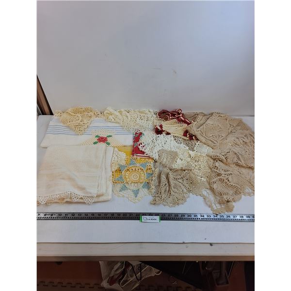 Assorted Vintage Linens/Doilies
