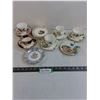 Image 1 : Fine China Tea Cups & Saucers - Partial Sets