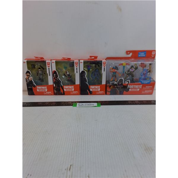 (4) Fortnite Sealed Toy Packs