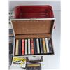 Image 7 : (52) Cassette Tapes, Plastic Bucket, Cassette Cases, Misc
