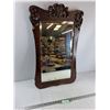 Image 1 : Wood Framed Mirror - 20'' x 32'' - CANNOT SHIP