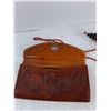 Image 5 : Candy Dish, Leather Handbag, Leather Canteen