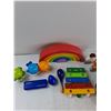 Image 2 : Assorted - Wooden Rainbow, Harmonica, Wooden Brio Xylophone, Misc