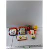 Image 1 : (2) Fisher-Price Telephones, Fisher-Price Pocket Camera, Click 'N' Clatter Car, Misc