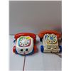 Image 2 : (2) Fisher-Price Telephones, Fisher-Price Pocket Camera, Click 'N' Clatter Car, Misc