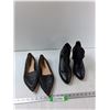 Image 1 : (2) Shoes - High Heels Size 9 1/2, Slip On Shoes Size 11