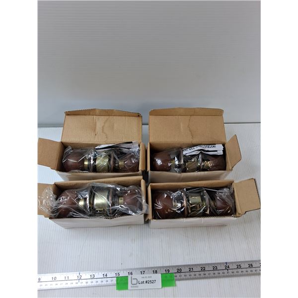 (4) Locking Interior Door Knob Sets