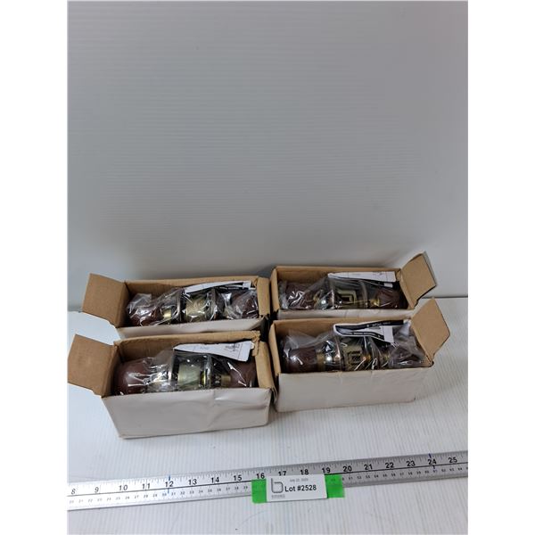 (4) Locking Interior Door Knob Sets