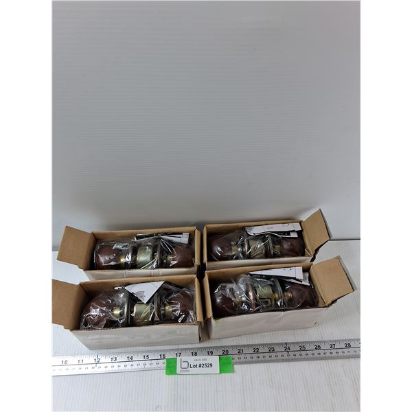 (4) Locking Interior Door Knob Sets