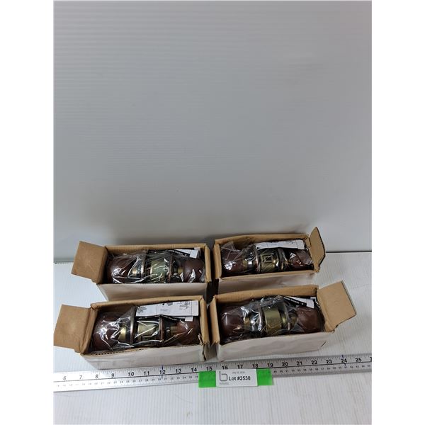 (4) Locking Interior Door Knob Sets