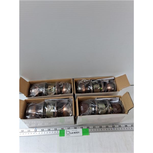 (4) Locking Interior Door Knob Sets