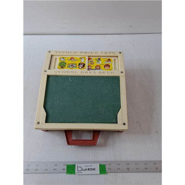 Fisher Price School Days Desk- 10" x 4" x 12"