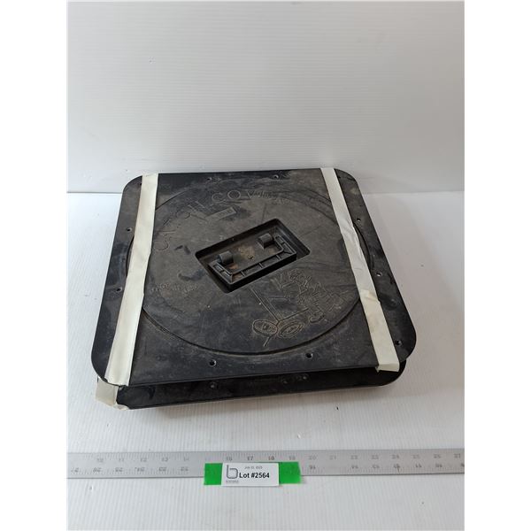 (2) Catch Cover- Ice Fishing Hole Cover- 16" x 2"