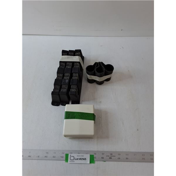 (3) Fishing Rod Holders, (2) Cup Holders And (3) Holders