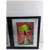 Image 3 : (2) Framed Modern Art Prints 15" x 12"