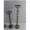 Image 2 : (3) Plastic Candle Holders 17" and 13"