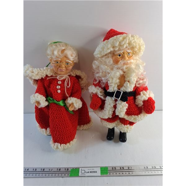 (2) 16" Christmas Dolls