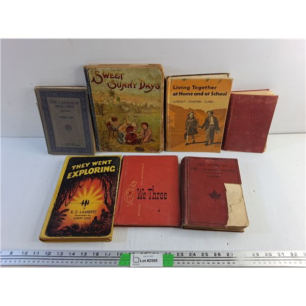 Various Books - They Went Exploring, Sweet Sunny Days and The Story of Canadian People