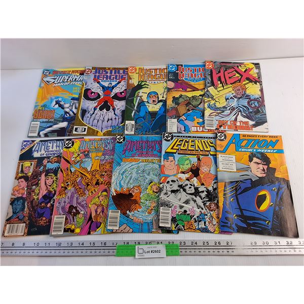 Various Comics - Justice League, Amethyst and Superman
