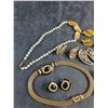 Image 4 : Various Jewelry - Necklace, Bracelet, Tie Pins and Earrings