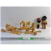 Image 1 : Carved Wood Pull String Toys and Indigenous Figures