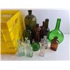 Image 2 : Various Glass Bottles and Milk Crate - PICK UP ONLY