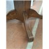 Image 5 : * Solid Oak Dining Table - 45" Diameter x 25" Tall - CANNOT SHIP