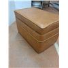 Image 3 : * Vintage Vinyl Storage Bench - 24" x 15" x 15" - CANNOT SHIP