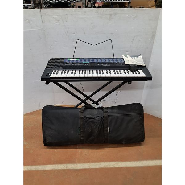 ** Casio Tone Bank Electric Keyboard - Works, Comes wCase & Piano Books - CANNOT SHIP